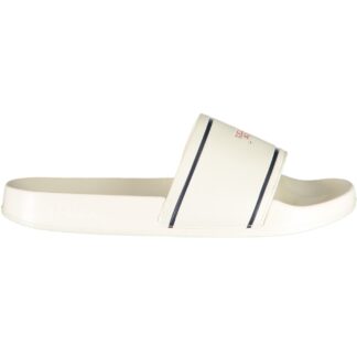 TOMMY HILFIGER WOMEN'S WHITE SLIPPER FOOTWEAR