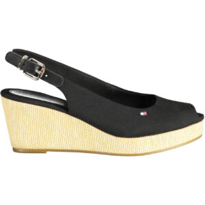 TOMMY HILFIGER WOMEN'S SANDAL FOOTWEAR BLACK