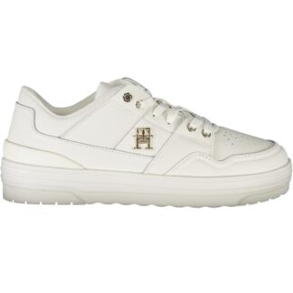 TOMMY HILFIGER WHITE WOMEN'S SPORTS SHOES