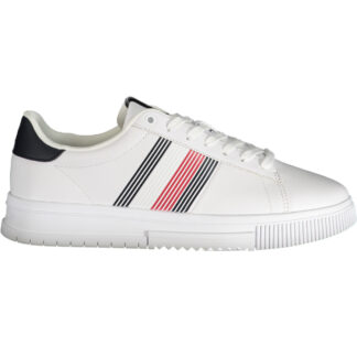 TOMMY HILFIGER MEN'S WHITE SPORTS SHOES