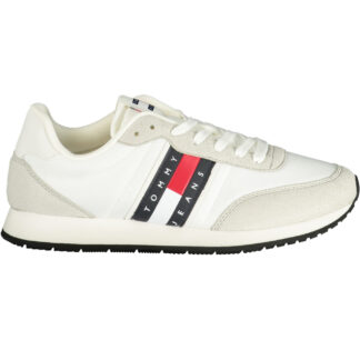 TOMMY HILFIGER MEN'S WHITE SPORTS SHOES