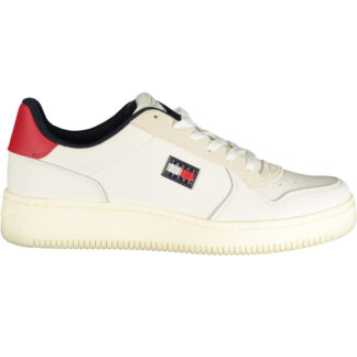 TOMMY HILFIGER MEN'S WHITE SPORTS SHOES