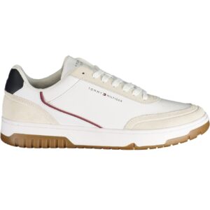 TOMMY HILFIGER MEN'S WHITE SPORTS SHOES