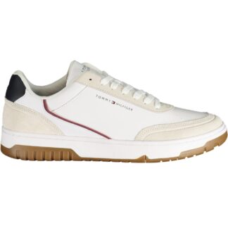 TOMMY HILFIGER MEN'S WHITE SPORTS SHOES