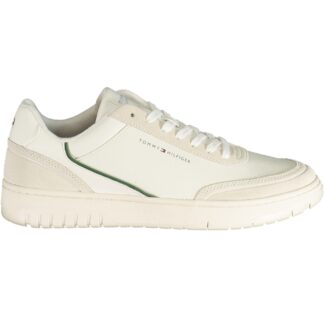 TOMMY HILFIGER MEN'S WHITE SPORTS SHOES