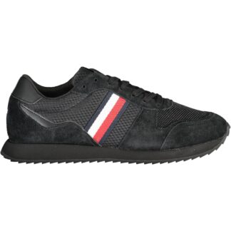TOMMY HILFIGER BLACK MEN'S SPORTS SHOES