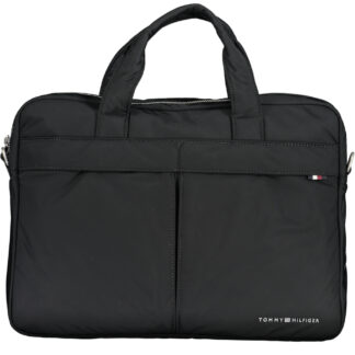 TOMMY HILFIGER BLACK MAN BRIEFCASE