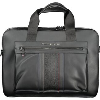 TOMMY HILFIGER MEN'S BRIEFCASE BLACK