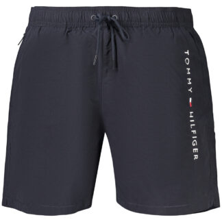 TOMMY HILFIGER MEN'S BLUE BOTTOM SWIMSUIT
