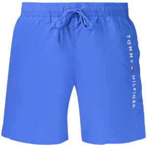 TOMMY HILFIGER MEN'S BLUE BOTTOM SWIMSUIT