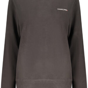 TOMMY HILFIGER WOMEN'S BLACK ZIP-UP SWEATSHIRT