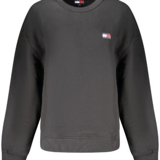 TOMMY HILFIGER SWEATSHIRT WITHOUT ZIP WOMEN BLACK