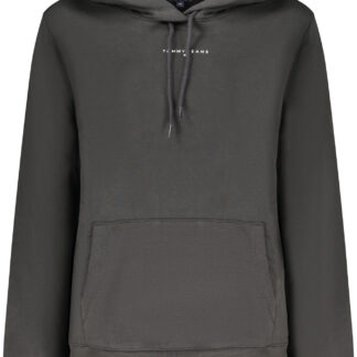 TOMMY HILFIGER WOMEN'S BLACK ZIP-UP SWEATSHIRT