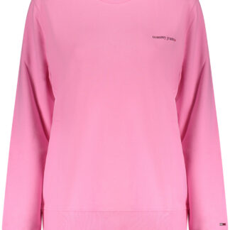 TOMMY HILFIGER WOMEN'S PINK ZIP-UP SWEATSHIRT