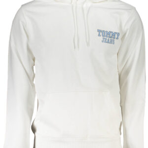 TOMMY HILFIGER MAN WHITE SWEATSHIRT WITHOUT ZIP
