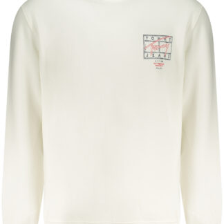 TOMMY HILFIGER MEN'S ZIP-UP SWEATSHIRT WHITE
