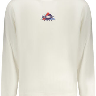 TOMMY HILFIGER MEN'S ZIP-UP SWEATSHIRT WHITE