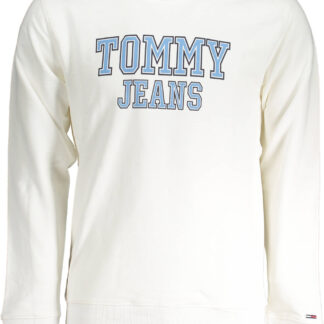 TOMMY HILFIGER MAN WHITE SWEATSHIRT WITHOUT ZIP