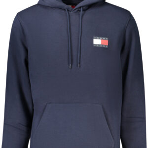 TOMMY HILFIGER MEN'S BLUE ZIP-UP SWEATSHIRT
