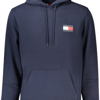 TOMMY HILFIGER MEN'S BLUE ZIP-UP SWEATSHIRT