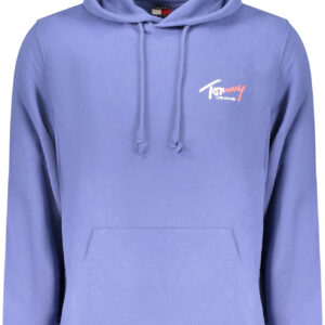 TOMMY HILFIGER MEN'S BLUE ZIP-UP SWEATSHIRT