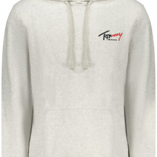TOMMY HILFIGER MEN'S GRAY ZIP-UP SWEATSHIRT