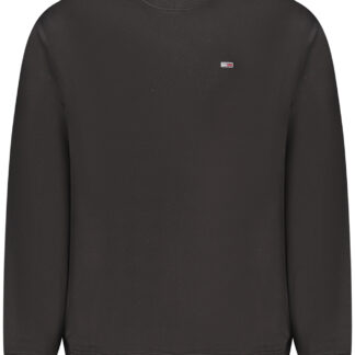 TOMMY HILFIGER MEN'S BLACK ZIP-UP SWEATSHIRT