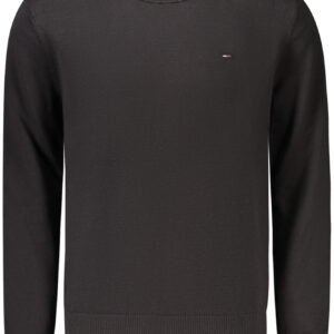 TOMMY HILFIGER MEN'S BLACK SWEATER