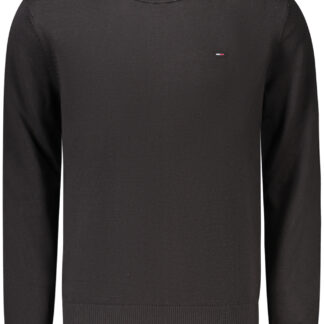 TOMMY HILFIGER MEN'S BLACK SWEATER