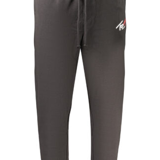 TOMMY HILFIGER MEN'S BLACK LONG SWEATPANTS