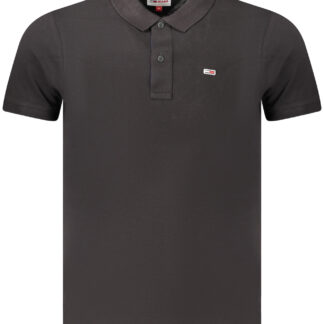 TOMMY HILFIGER MEN'S SHORT SLEEVE POLO BLACK