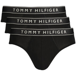 TOMMY HILFIGER MEN'S BLACK BRIEFS