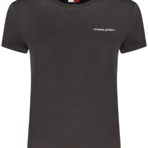 TOMMY HILFIGER WOMEN'S SHORT-SLEEVE T-SHIRT BLACK