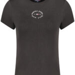 TOMMY HILFIGER WOMEN'S SHORT-SLEEVE T-SHIRT BLACK