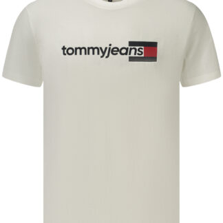 TOMMY HILFIGER MEN'S SHORT-SLEEVE T-SHIRT WHITE