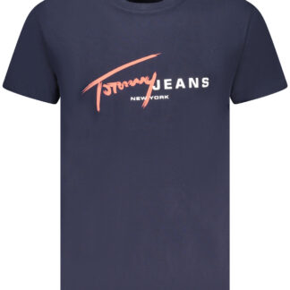 TOMMY HILFIGER MEN'S SHORT SLEEVE T-SHIRT BLUE