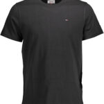 TOMMY HILFIGER SHORT SLEEVE T-SHIRT MEN BLACK
