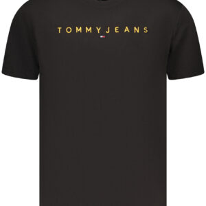 TOMMY HILFIGER MEN'S SHORT-SLEEVE T-SHIRT BLACK