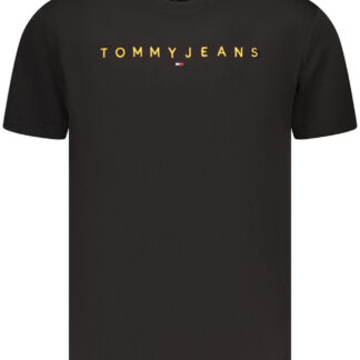 TOMMY HILFIGER MEN'S SHORT-SLEEVE T-SHIRT BLACK