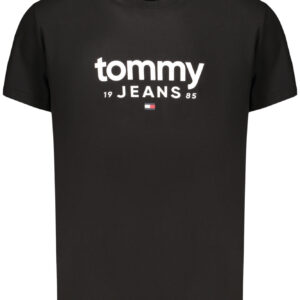 TOMMY HILFIGER MEN'S SHORT-SLEEVE T-SHIRT BLACK