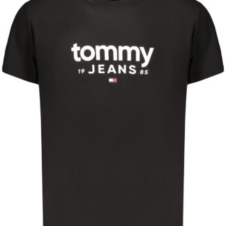 TOMMY HILFIGER MEN'S SHORT-SLEEVE T-SHIRT BLACK