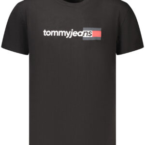 TOMMY HILFIGER MEN'S SHORT-SLEEVE T-SHIRT BLACK