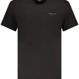TOMMY HILFIGER MEN'S SHORT-SLEEVE T-SHIRT BLACK