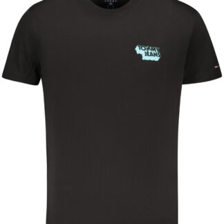 TOMMY HILFIGER MEN'S SHORT-SLEEVE T-SHIRT BLACK