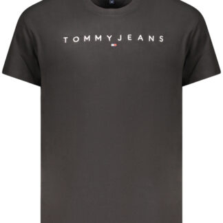 TOMMY HILFIGER MEN'S SHORT-SLEEVE T-SHIRT BLACK