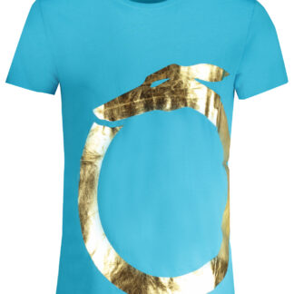TRUSSARDI MEN'S SHORT SLEEVE T-SHIRT BLUE