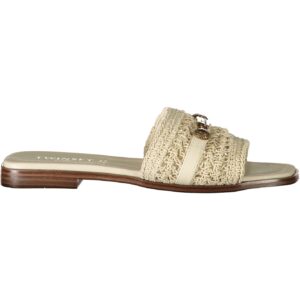 TWINSET WOMEN'S BEIGE SANDALS