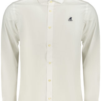 US GRAND MEN'S LONG-SLEEVED WHITE SHIRT