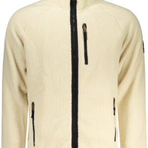 US GRAND MEN'S WHITE ZIP-UP SWEATSHIRT