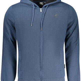 US GRAND MEN'S BLUE ZIP-UP SWEATSHIRT